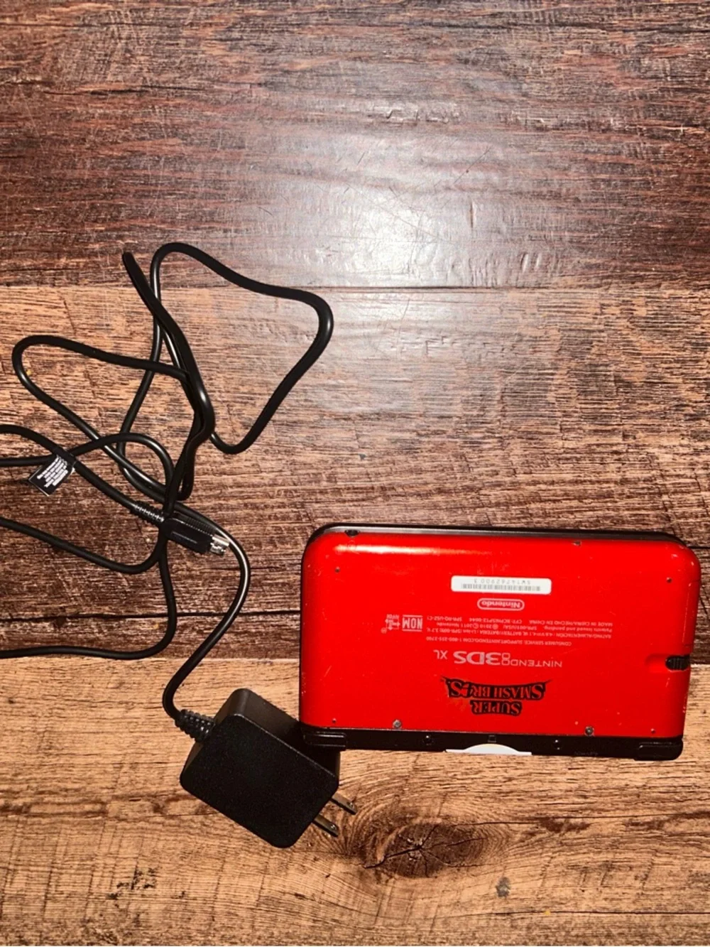 Nintendo Red & Black Super Smash Bros. Themed Handheld Console Shell
